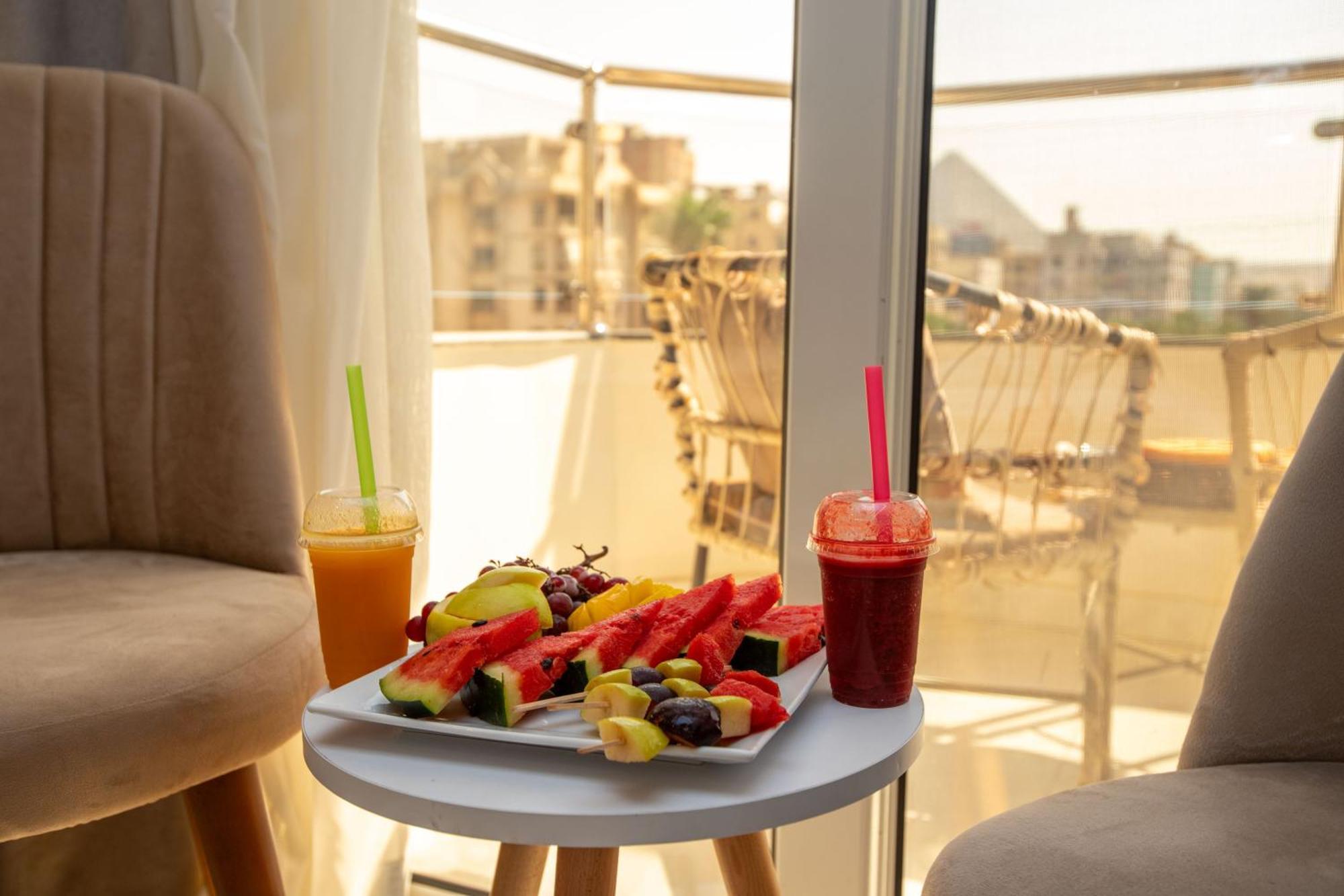 Khattab Pyramids View Hotel Kafret el-Gabal Exterior foto